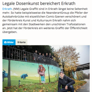 Neanderthalerbild an der Haaner Straße